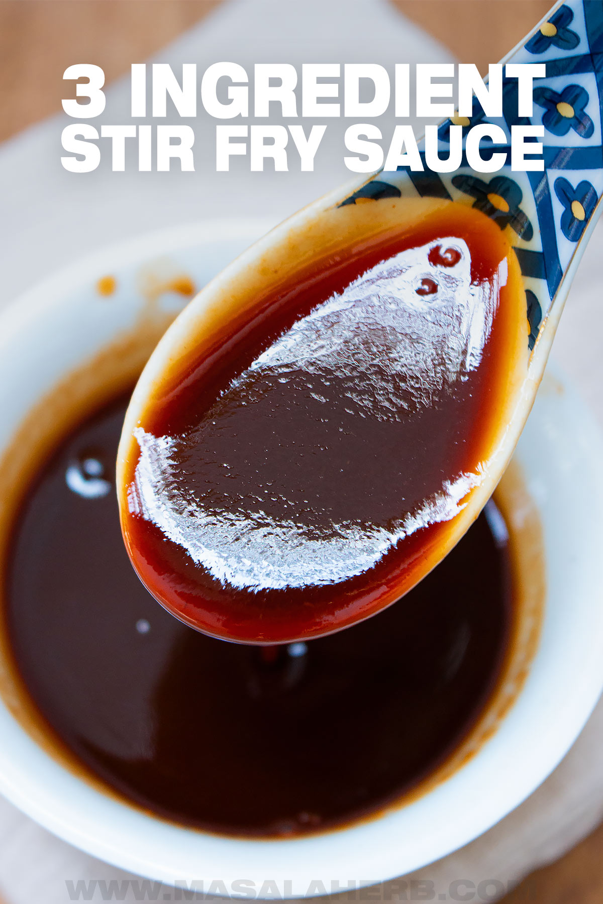3 Ingredient Stir Fry Sauce Recipe cover