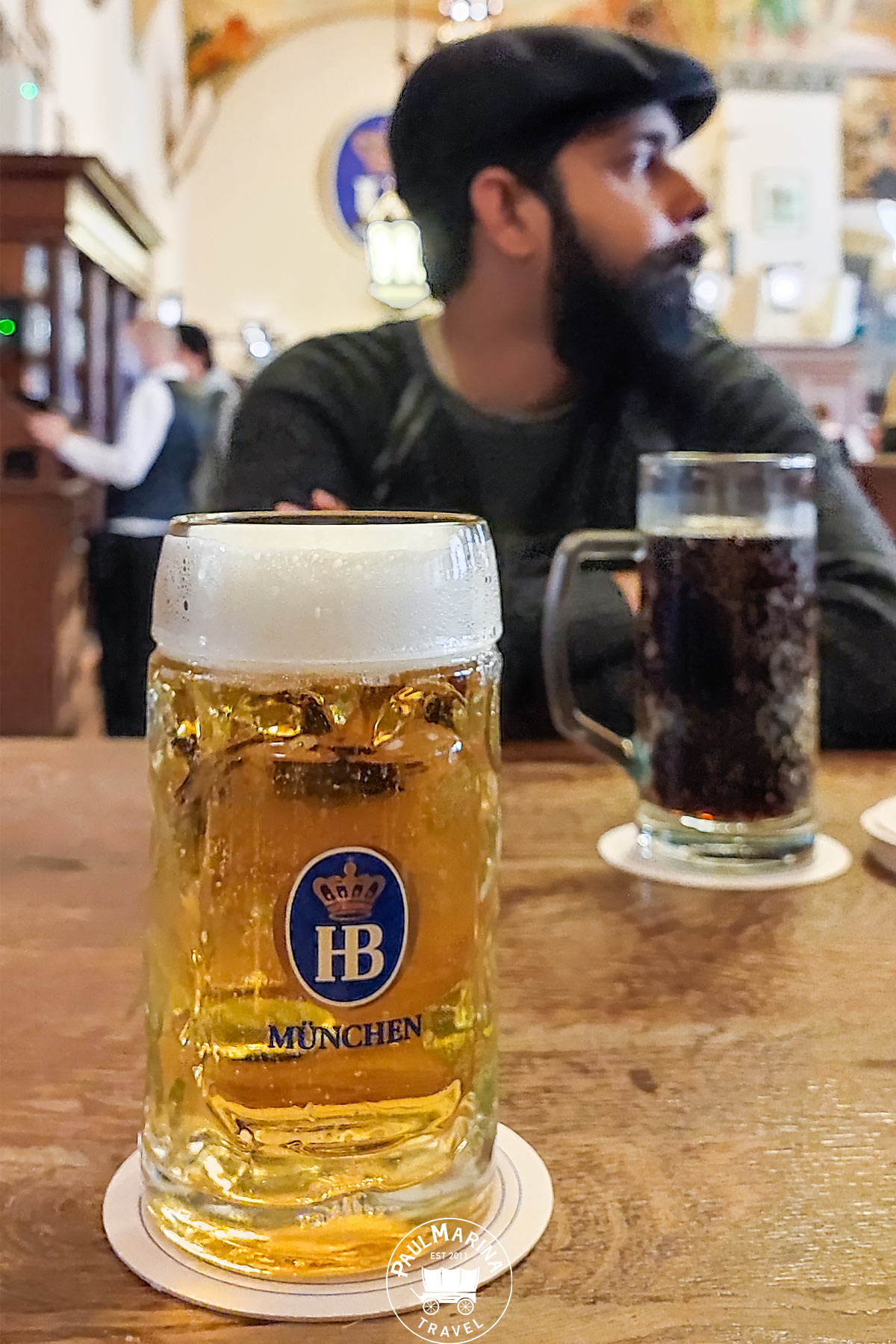 Beer from the Hofbräuhaus in Munich