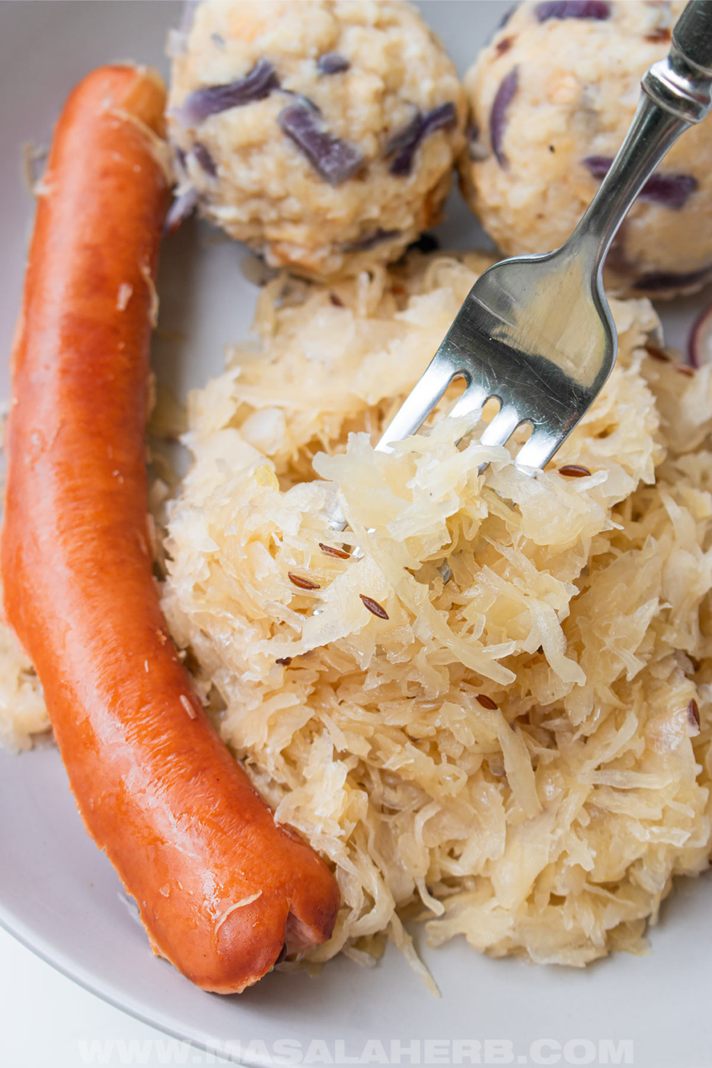 Bavarian Sauerkraut and Sausage Recipe