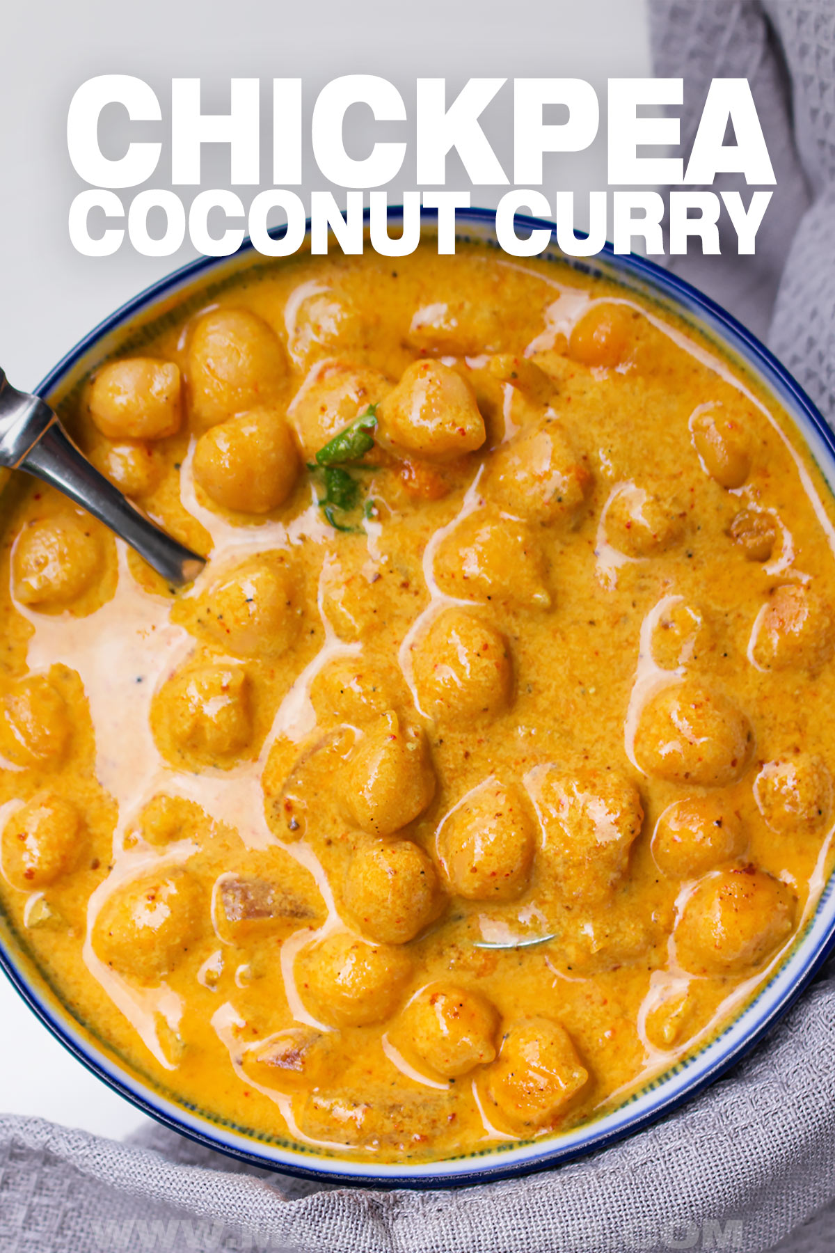 coconut chickpea curry cover image