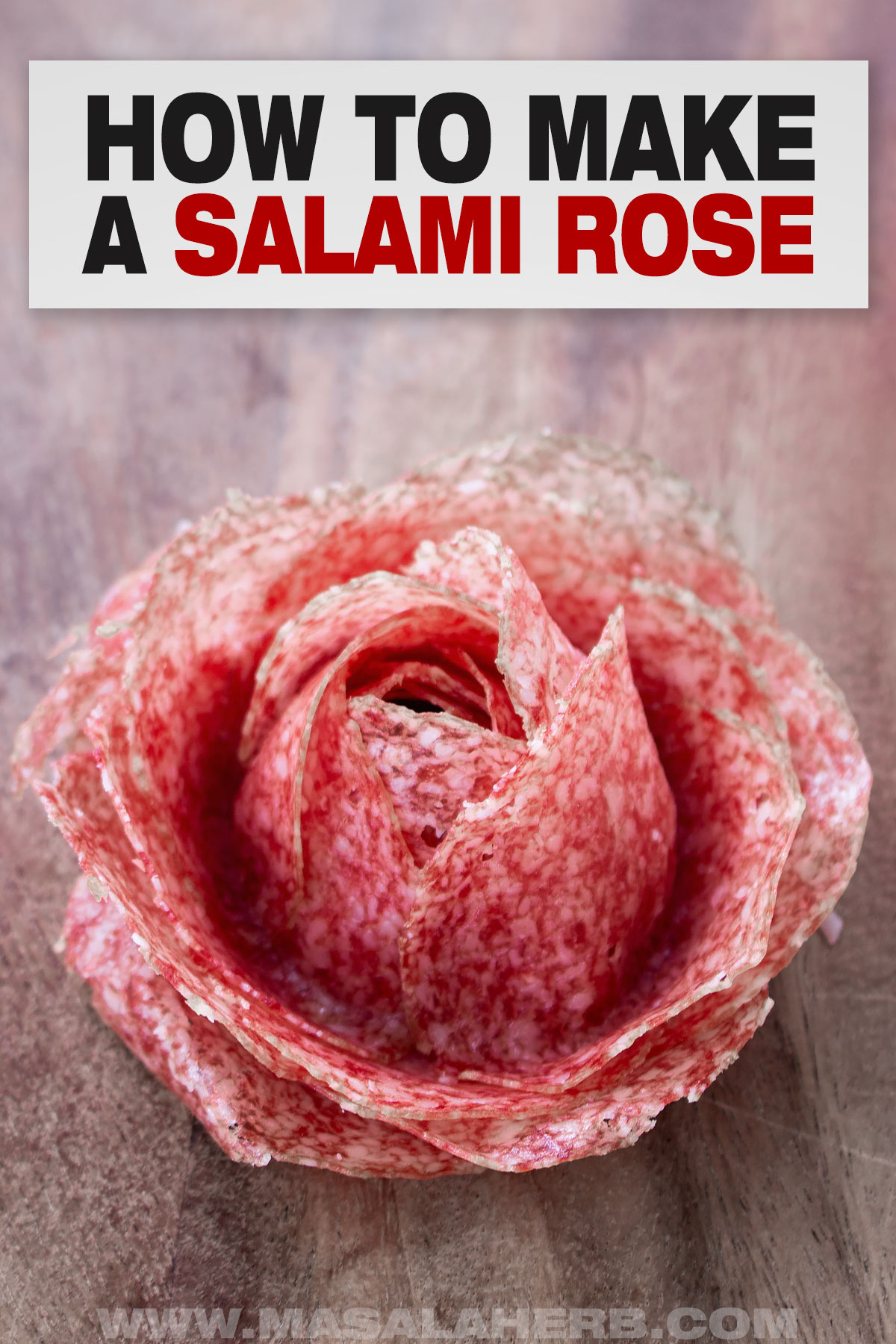 How to make a Salami Rose