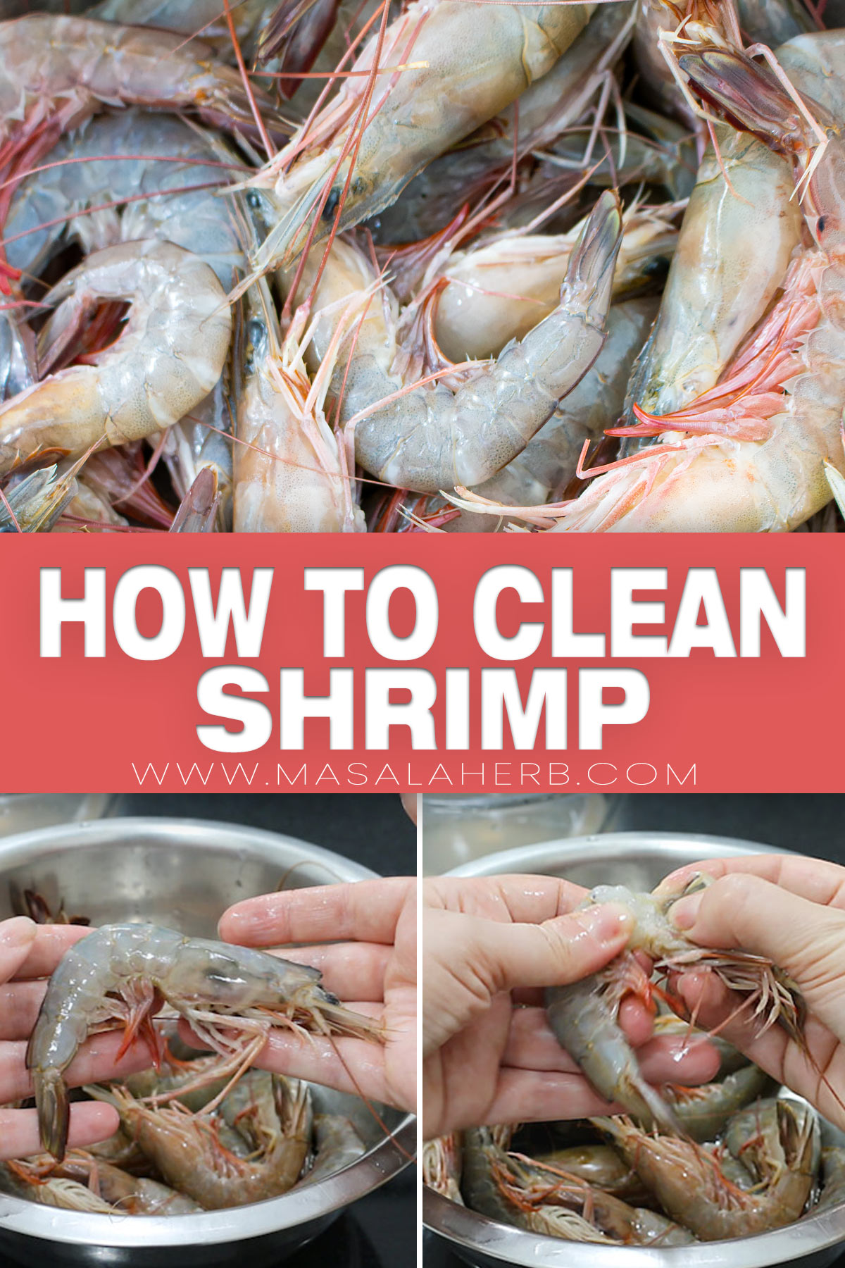 How to peel and devein fresh Shrimp pin picture