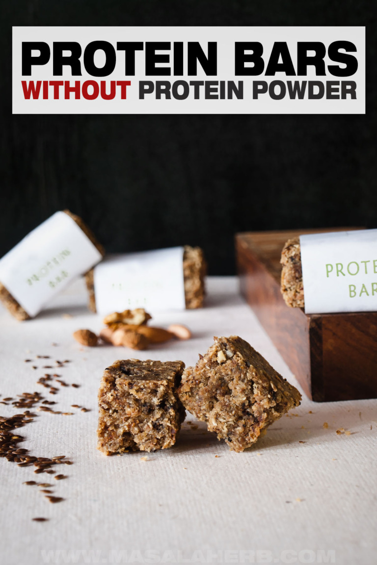 Homemade Protein Bars Recipe [without protein powder] 🌱