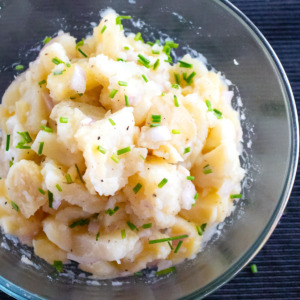 warm potato salad