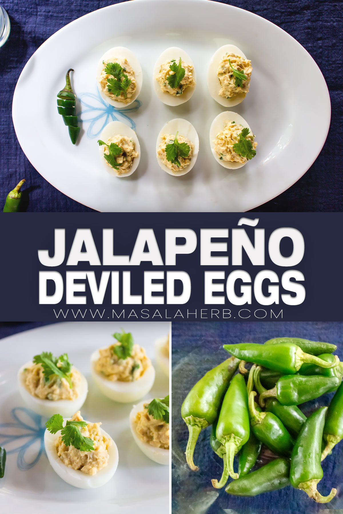 Jalapeño Deviled Eggs pin picture