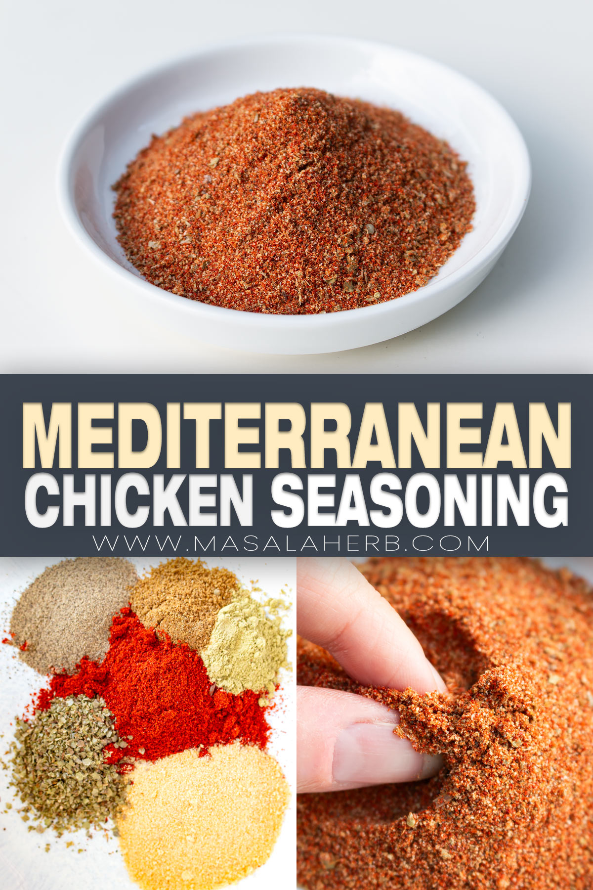 Mediterranean Chicken Seasoning pin picture