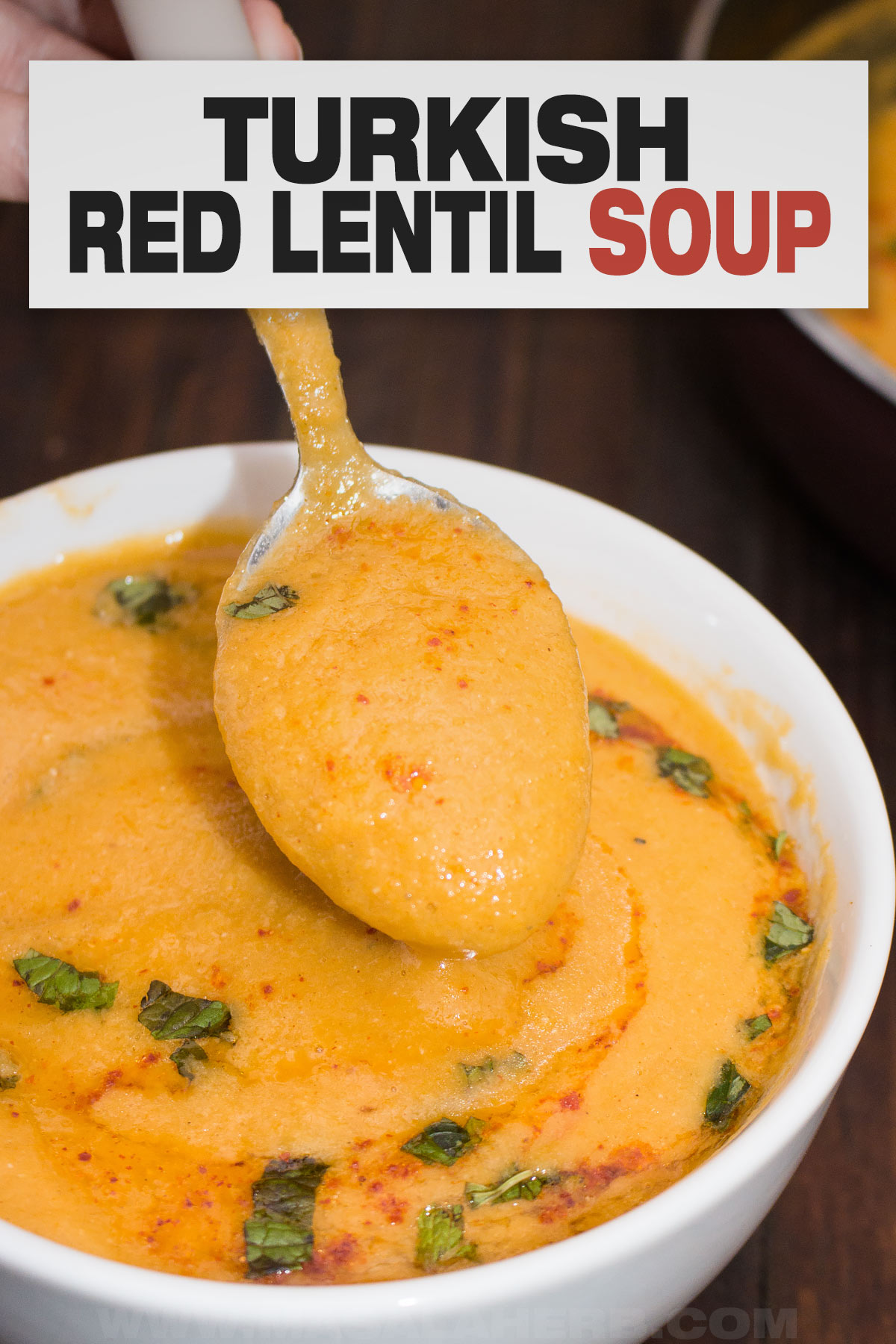 Turkish Red Lentil Soup Recipe cover image