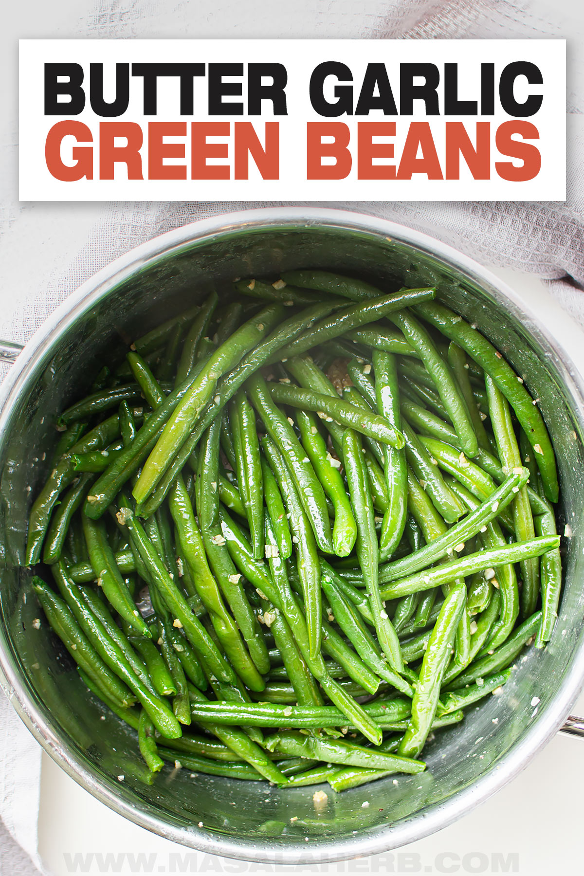 Butter Garlic Green Beans Recipe cover image