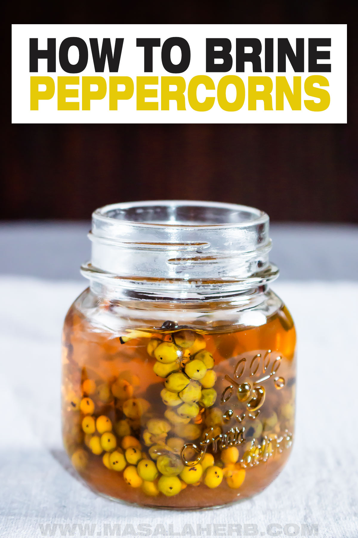 Green Peppercorns in Brine Recipe cover image