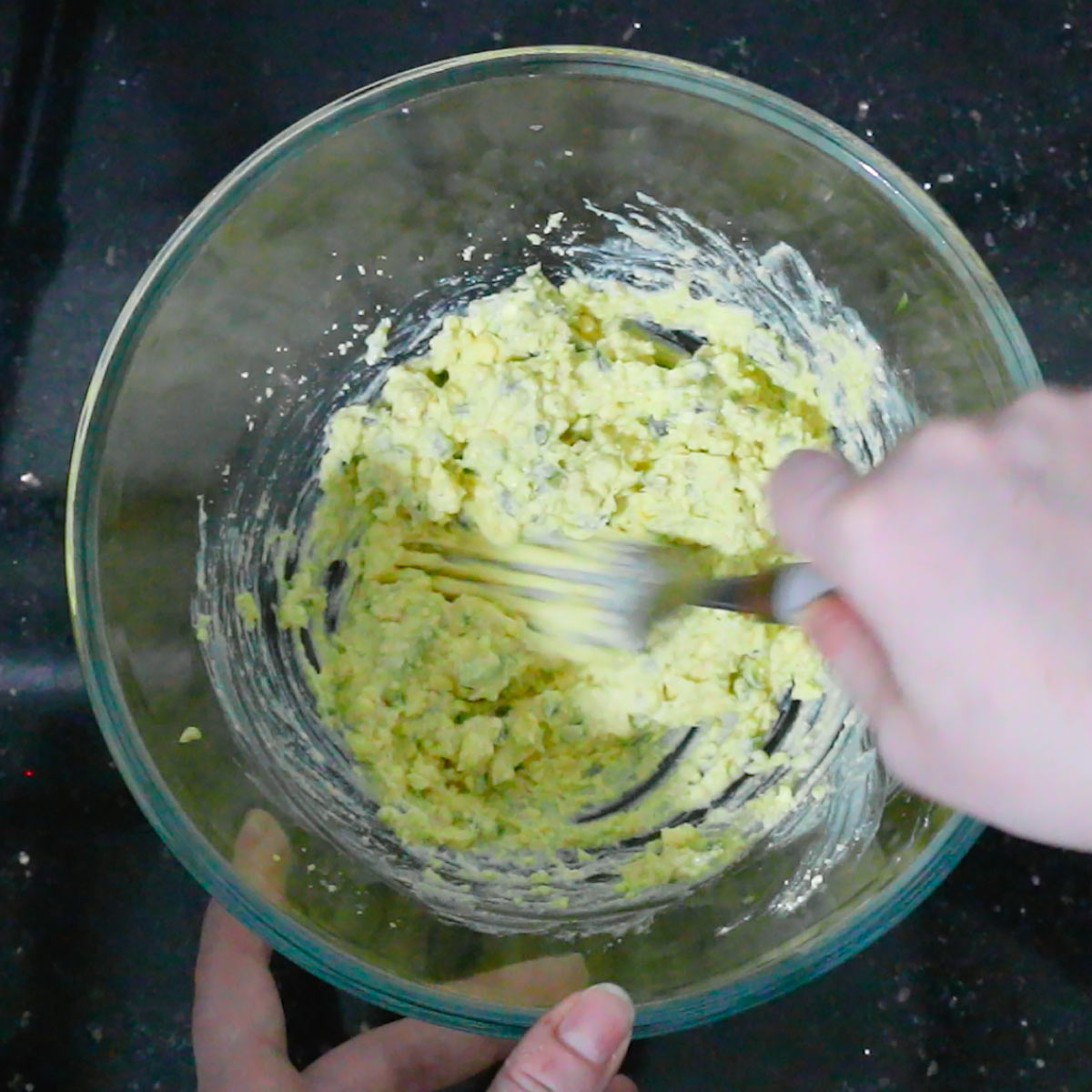 mix yolk filling