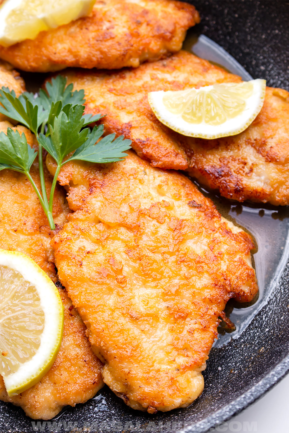 Lemon chicken piccata without capers