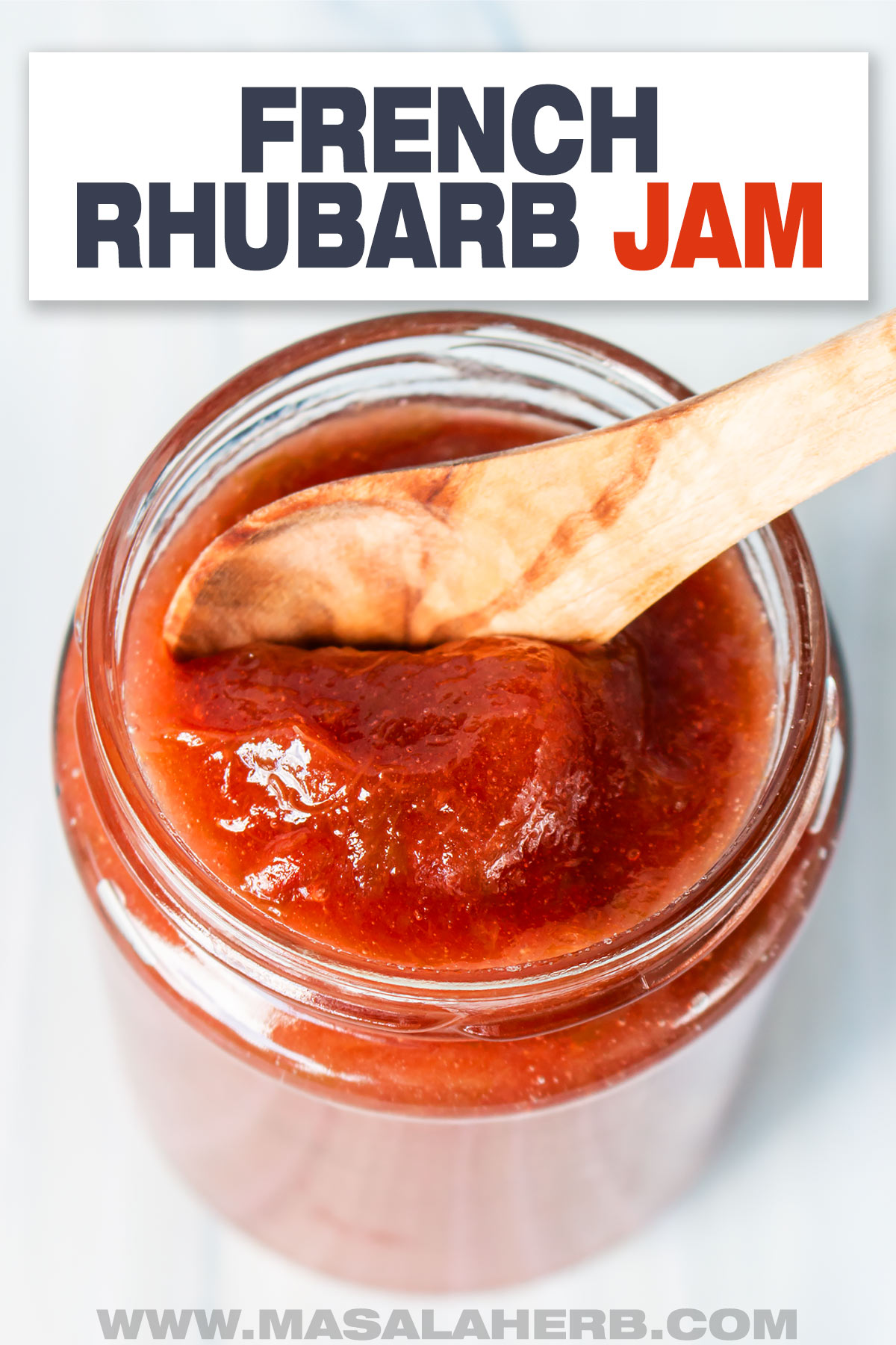 French Rhubarb Jam Recipe cover image