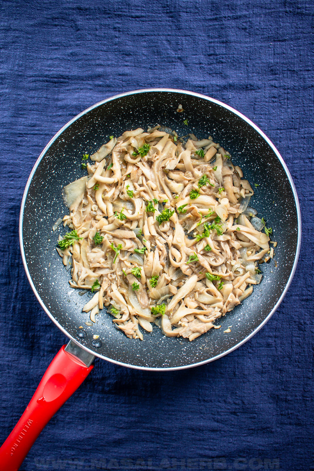 White Wine Sautéed Oyster Mushrooms Recipe