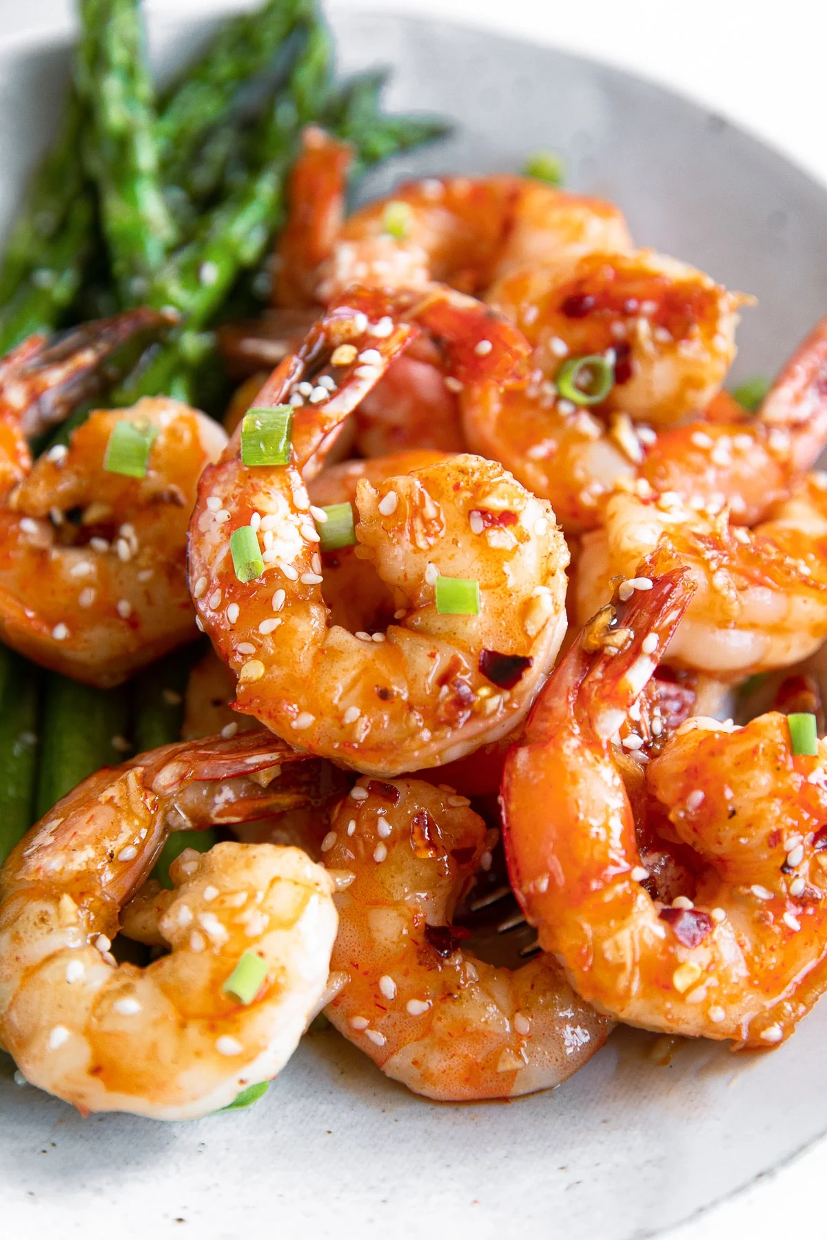 15 Minute Honey Sriracha Shrimp