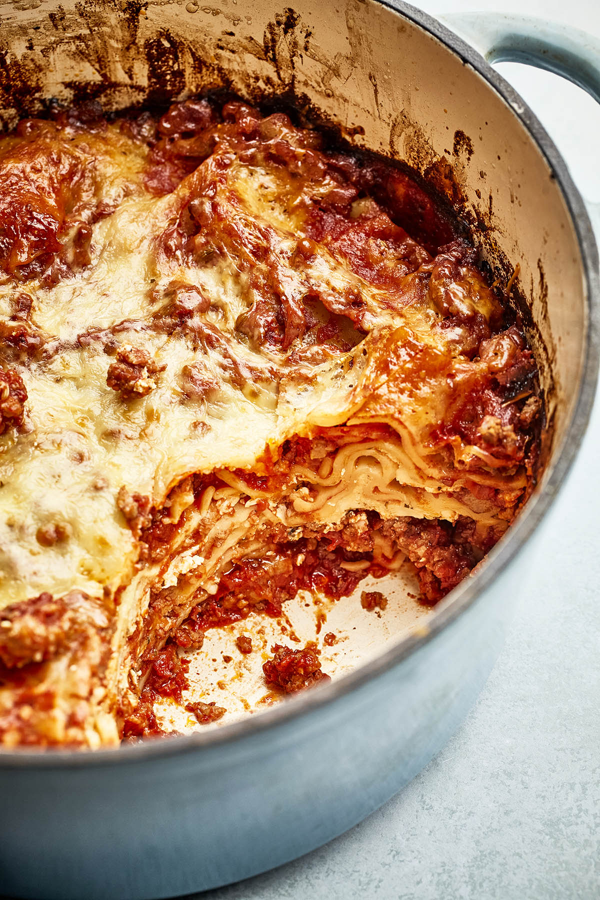 Dutch Oven Lasagna