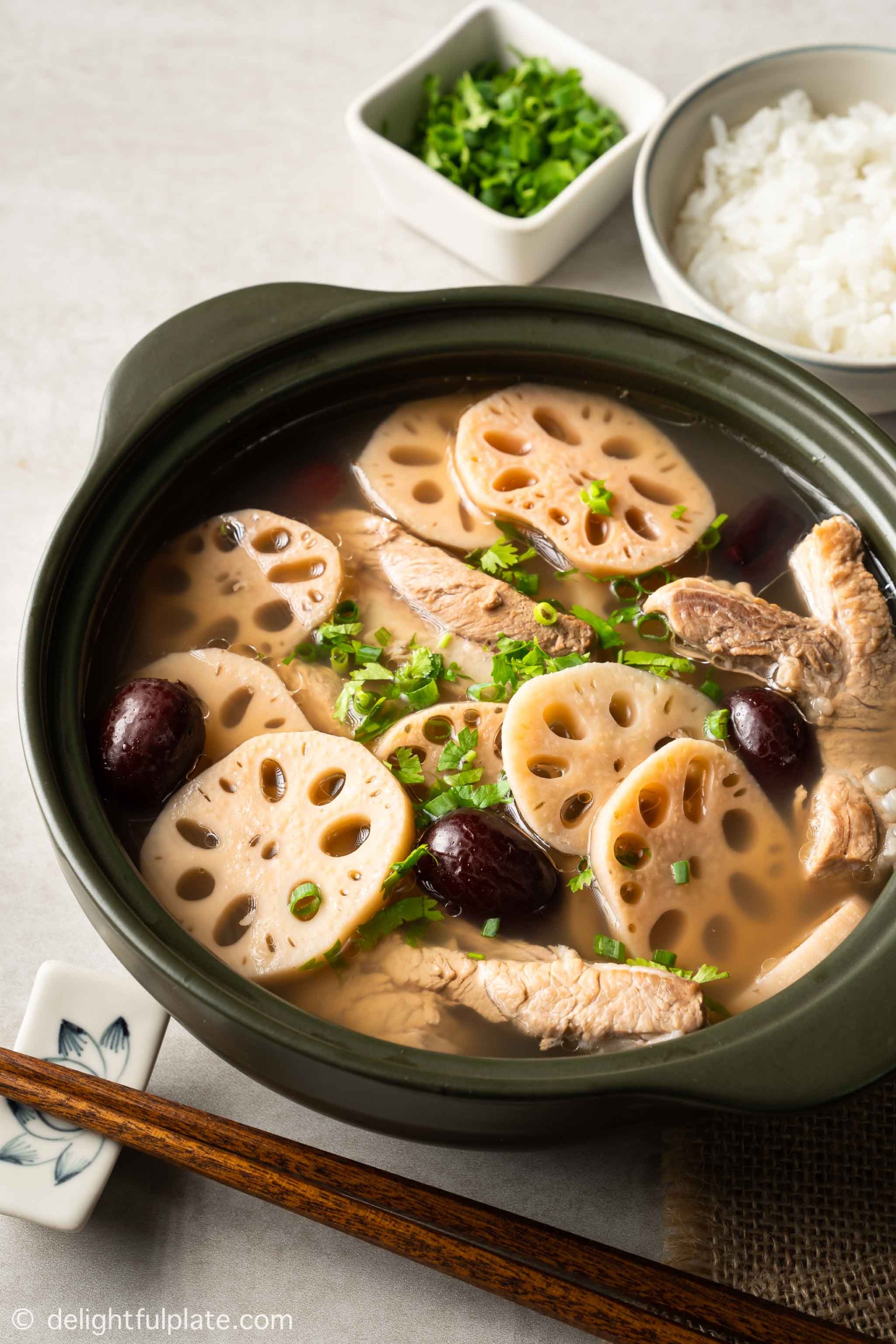 Lotus Root Soup with Pork Ribs