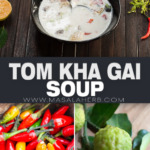 Tom Kha Gai Soup with fresh Ingredients pin picture