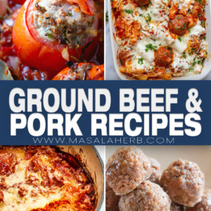 Ground Beef and Pork Recipes cover image