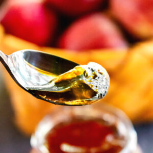 close up apple jelly