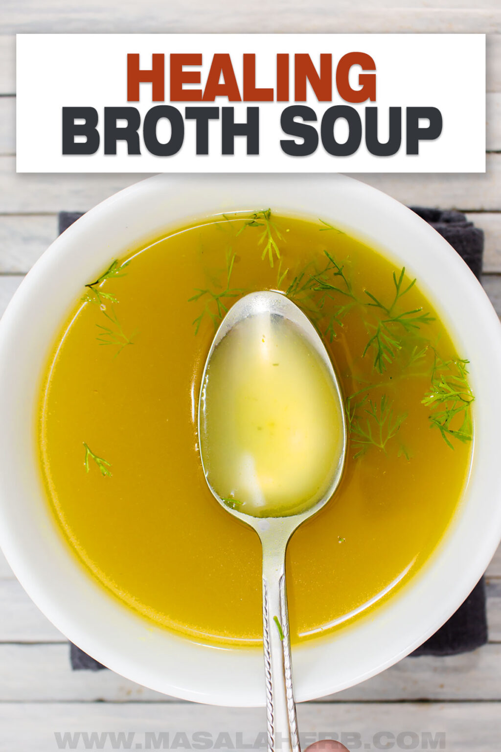 20 min Healing Broth Soup