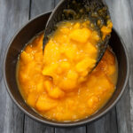 cardamom mango fruit compote