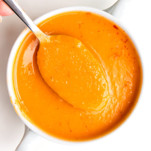 Roasted Butternut Squash Soup with Apple
