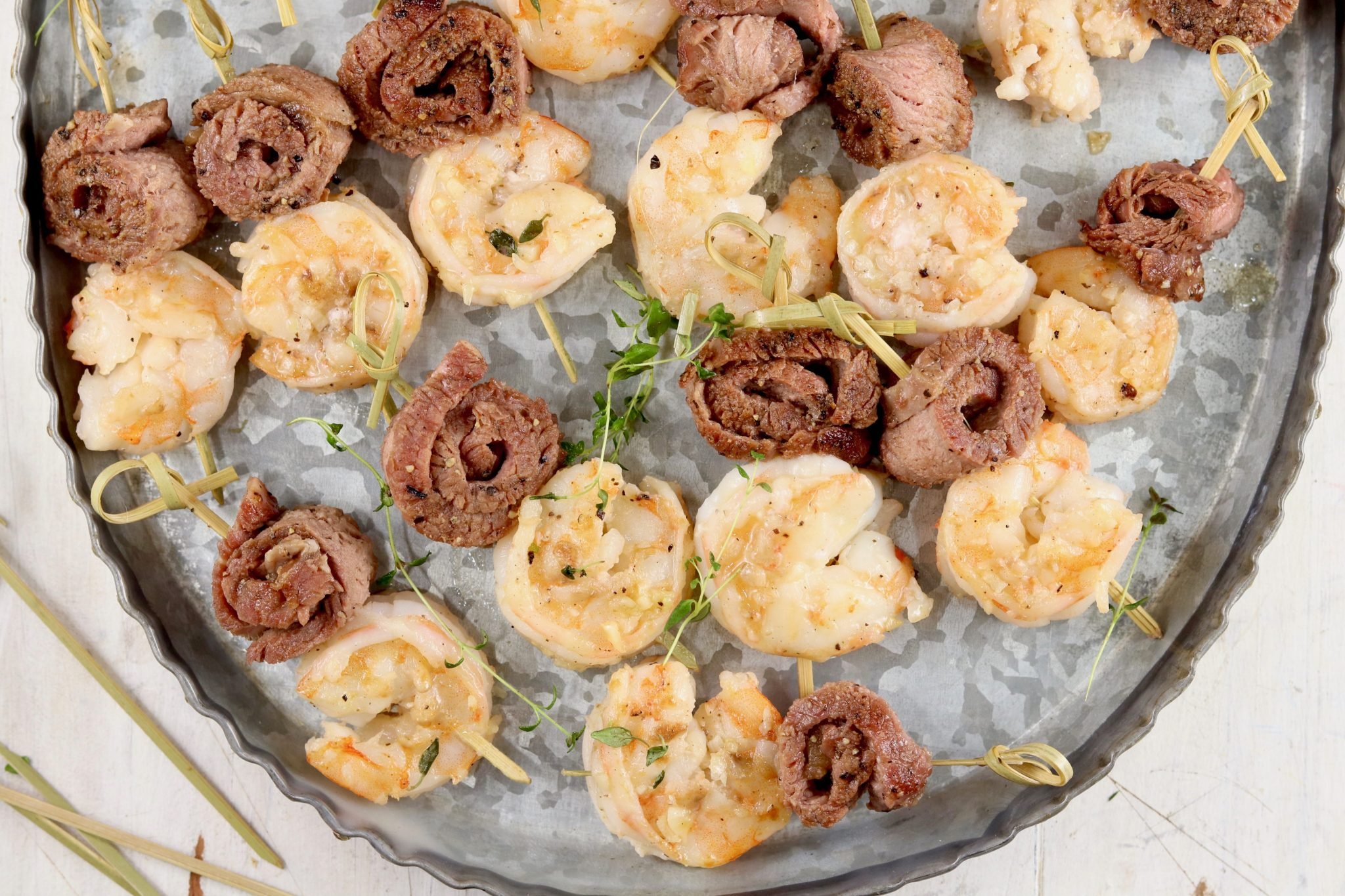 Steak and Shrimp Appetizers