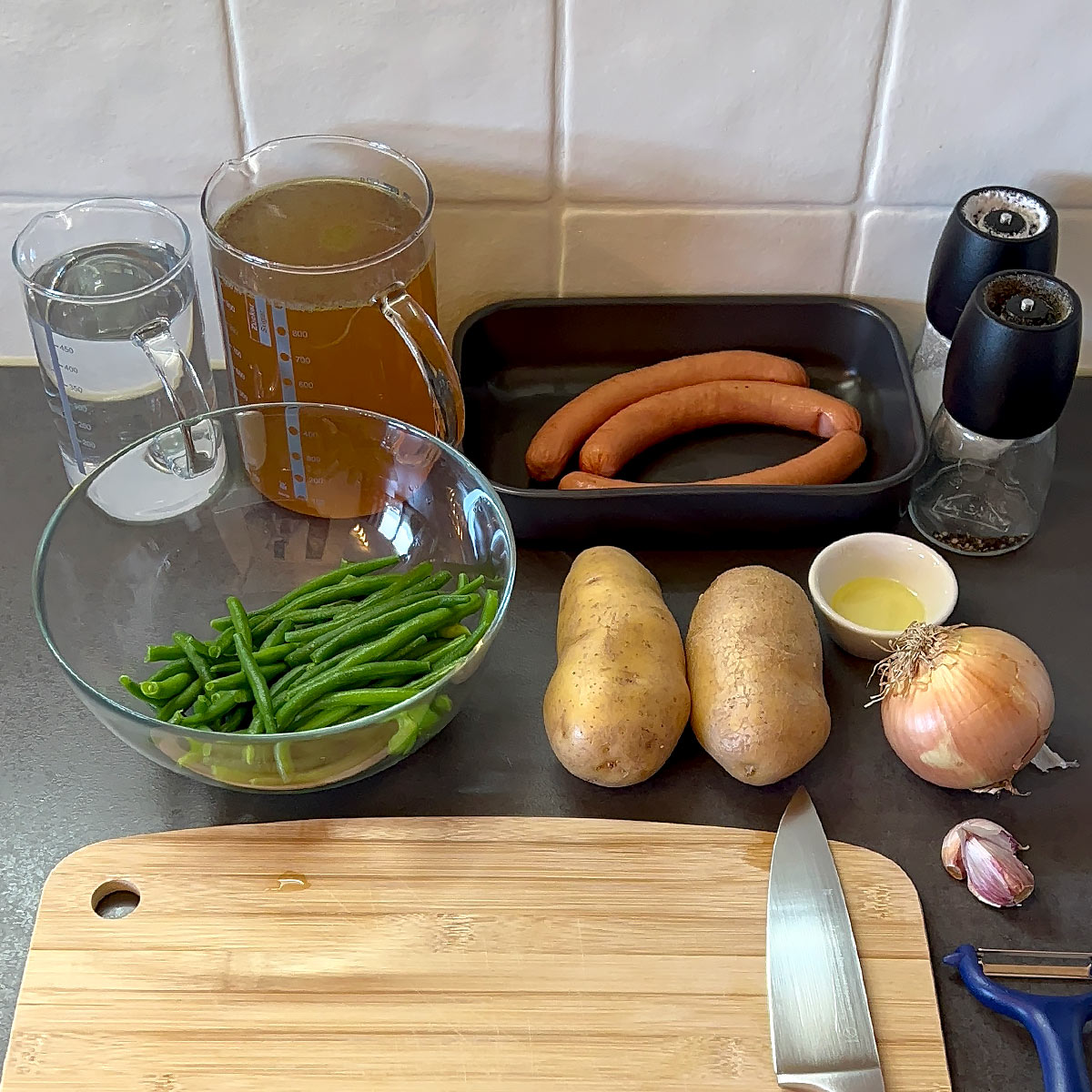 ingredients for Hoosier stew