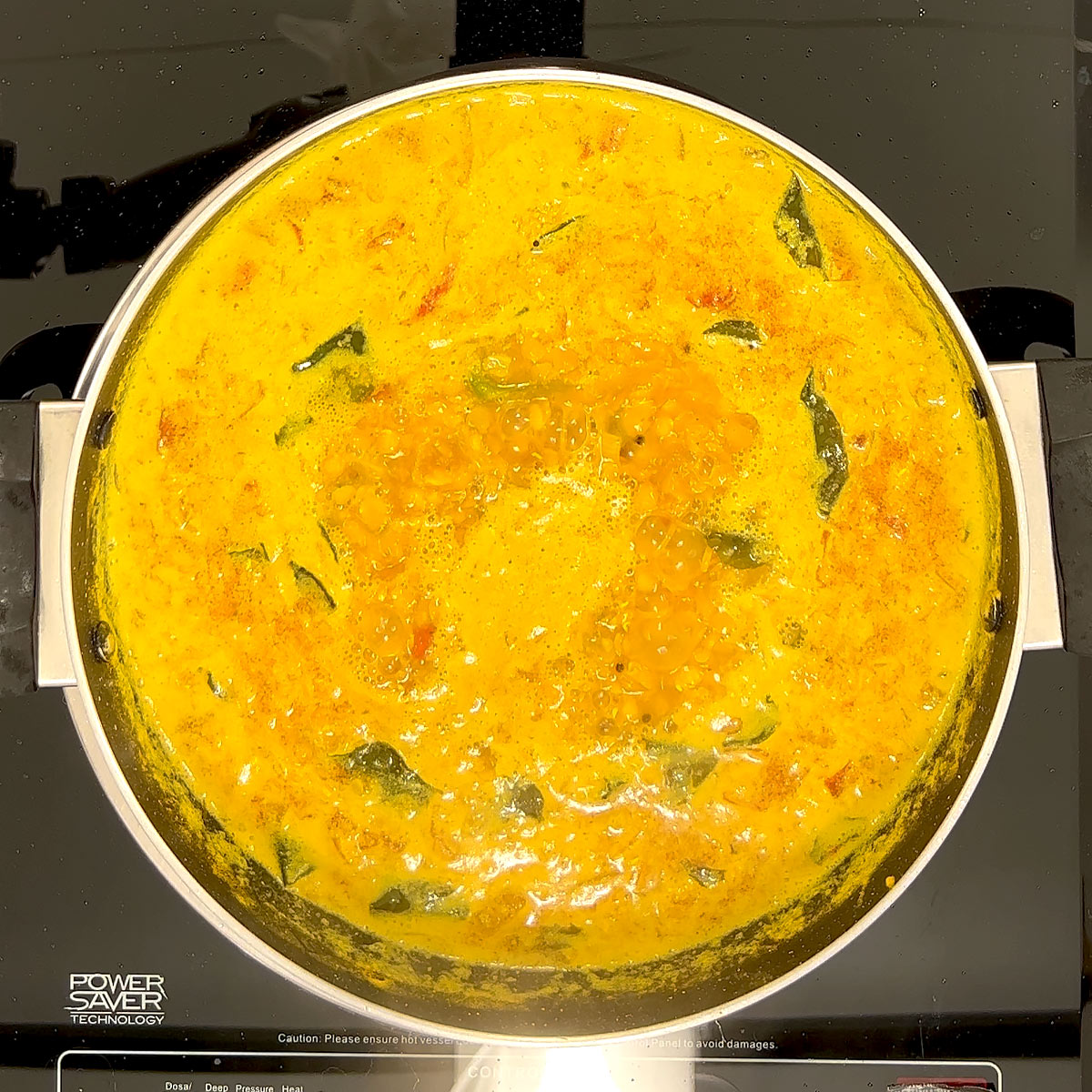 cook down Masoor Dal