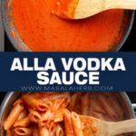 Alla Vodka Sauce Recipe pin