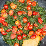 Garlic Sautéed Spinach and Tomatoes