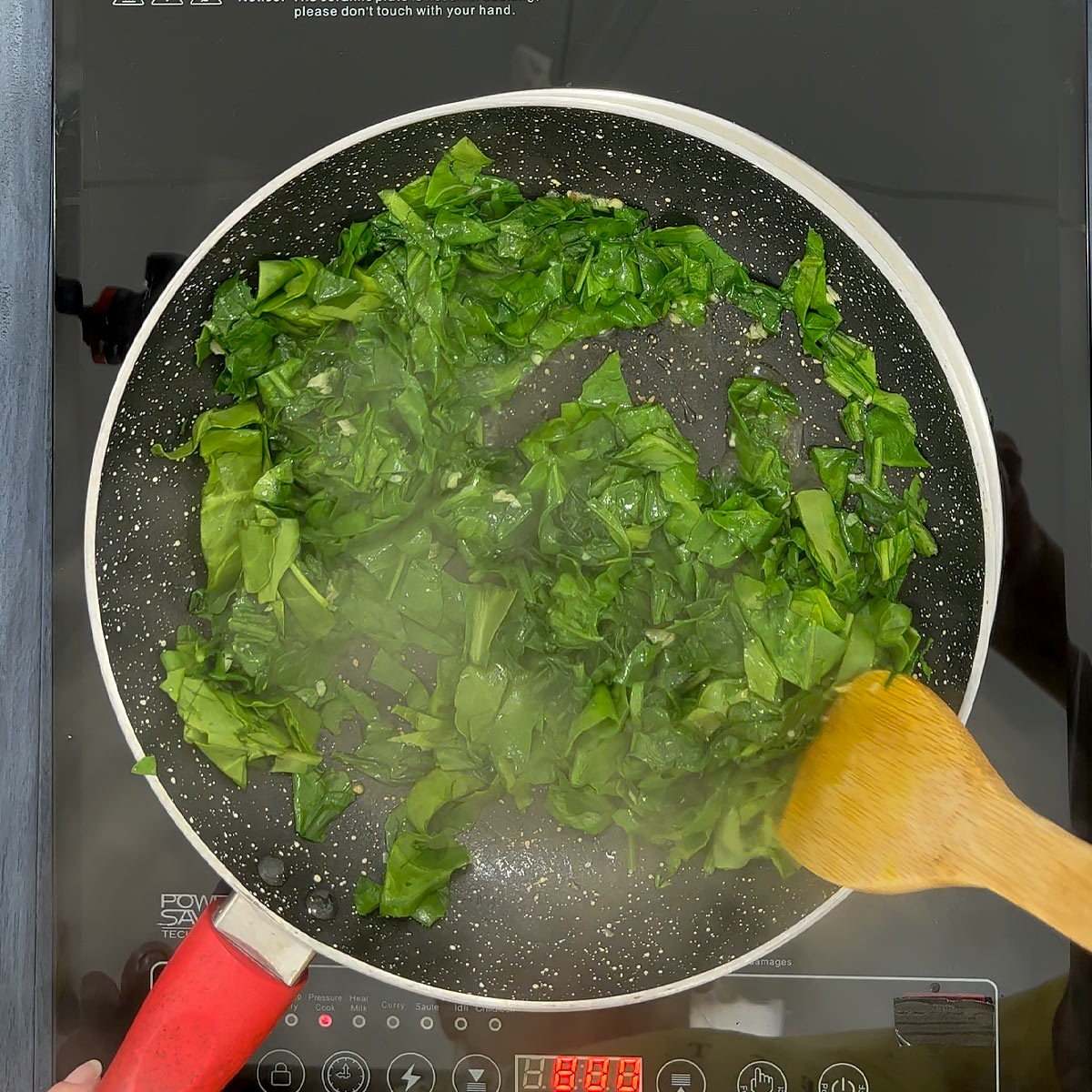 sauté spinach