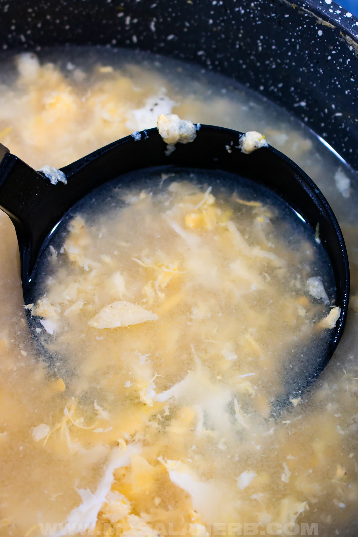 soup with lemon rice eggs