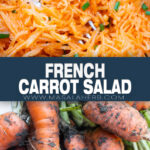 French Carrot Salad Recipe pin