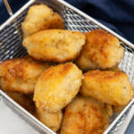 golden brown Ground Chicken Nuggets with Herbs