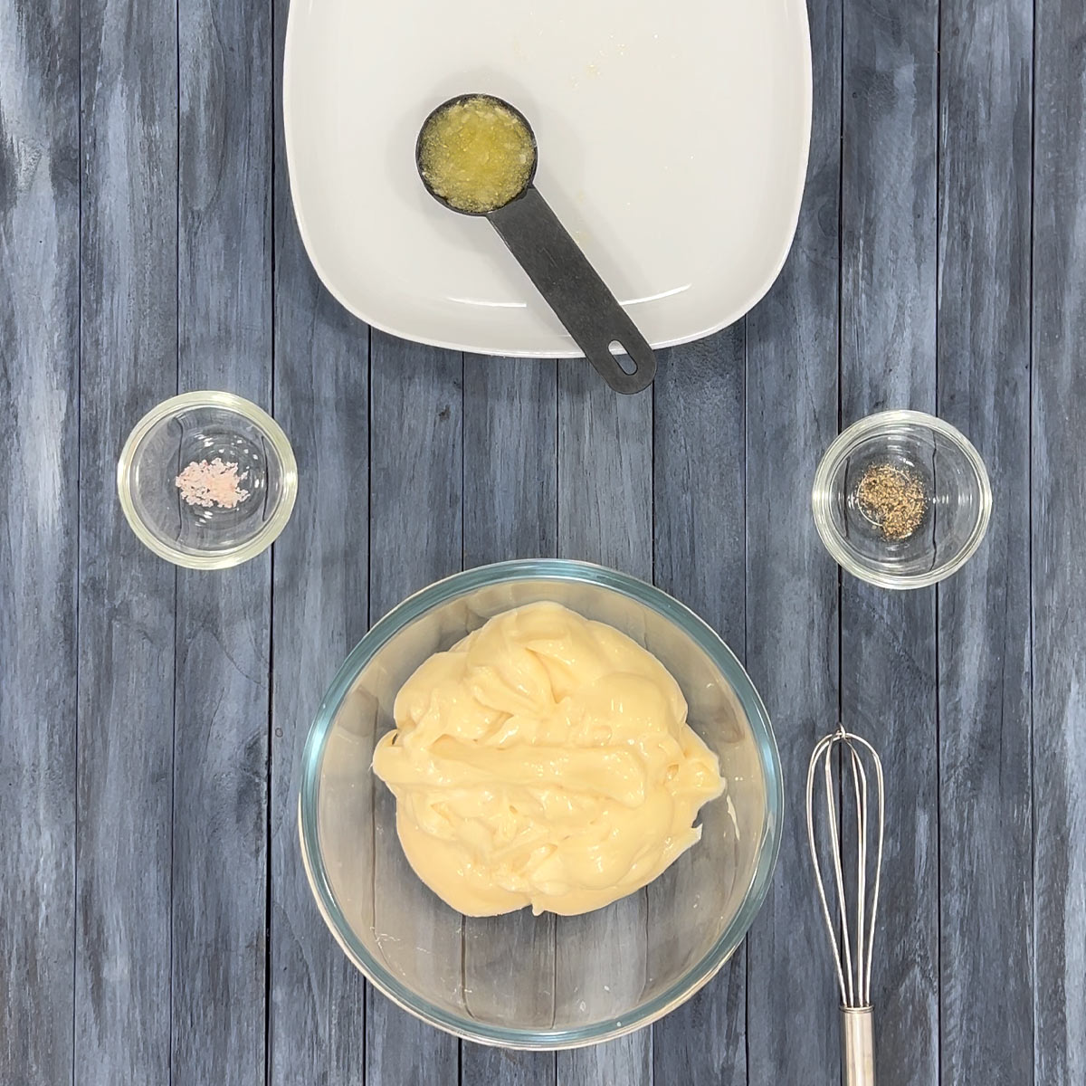 ingredients for Instant Mayonnaise Aioli Dip Recipe