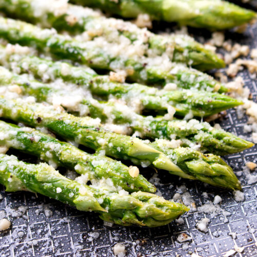 Skillet Parmesan Garlic Asparagus