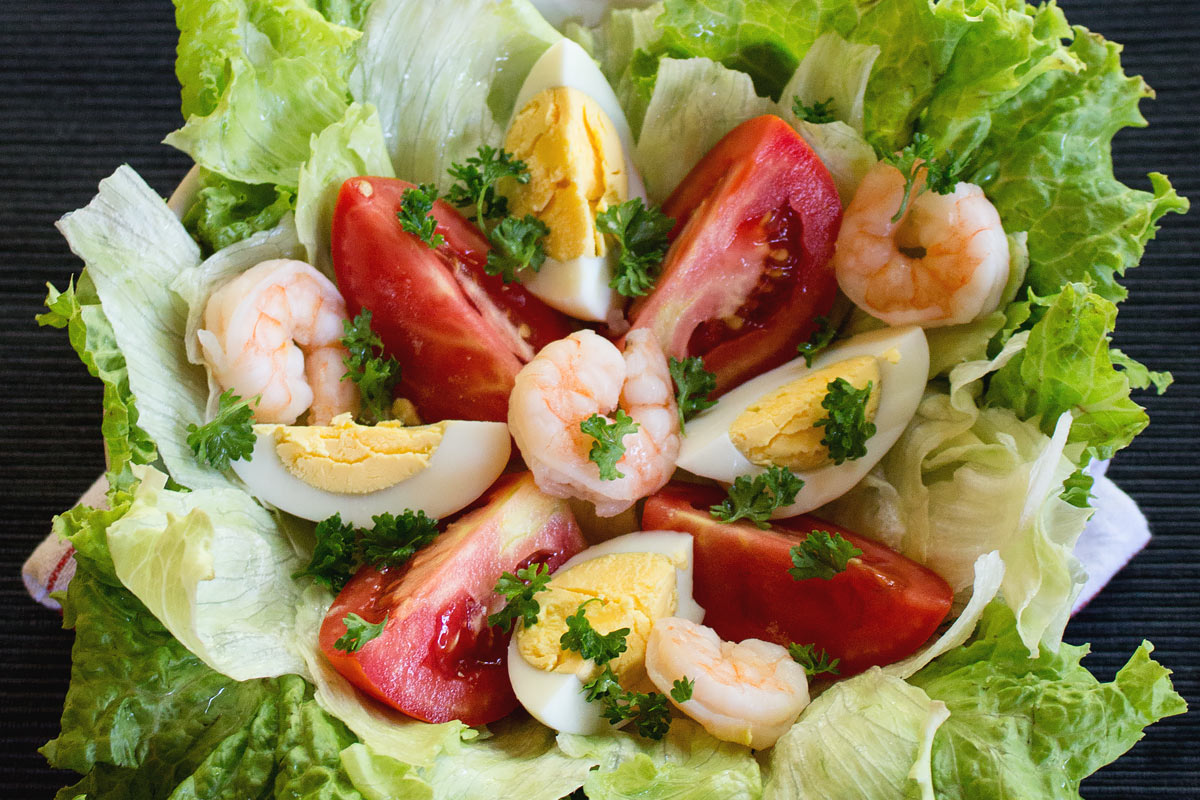 salad ingredient for Shrimp Louie Salad Recipe