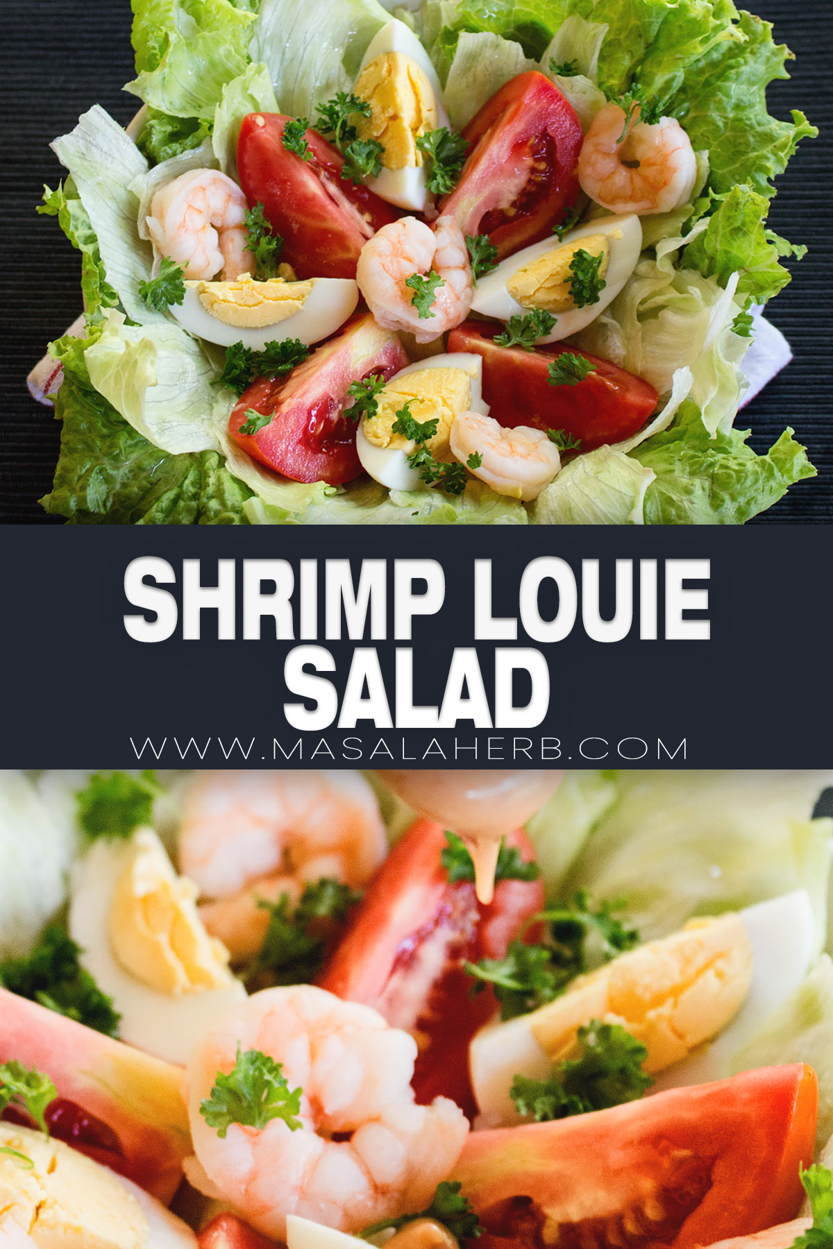 Shrimp Louie Salad Recipe pin