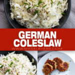 German Coleslaw Recipe pin