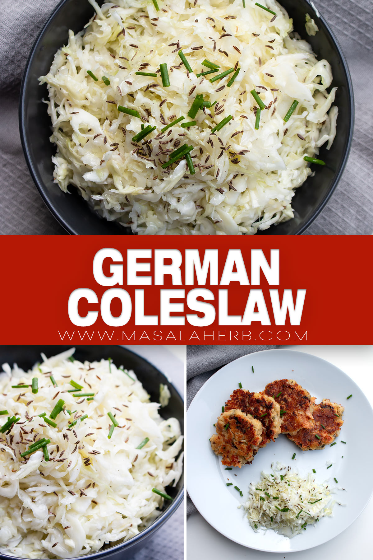 German Coleslaw Recipe pin