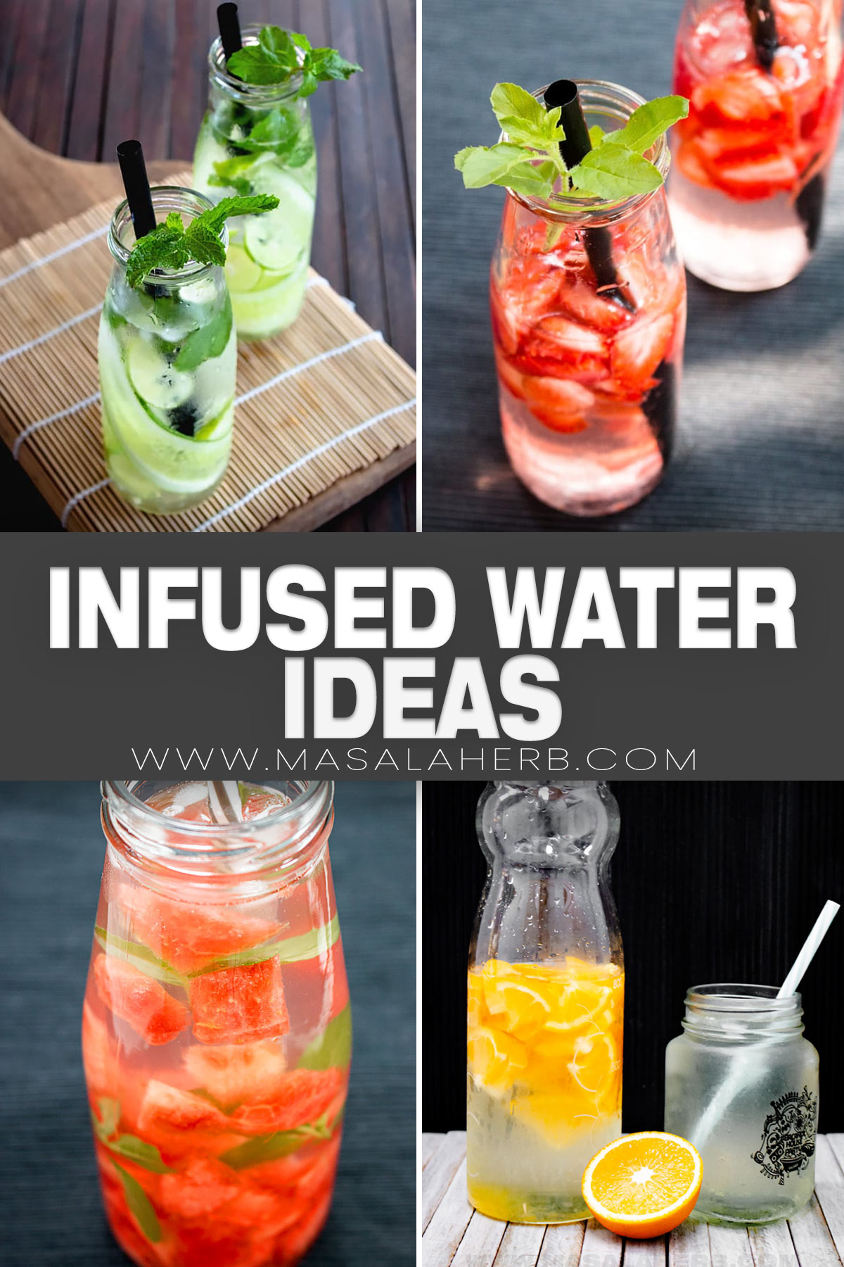 Infused Waters That Make Staying Hydrated Easy pin