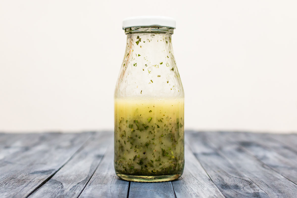 Lemon Basil Vinaigrette Dressing