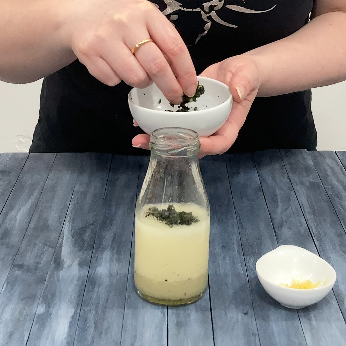 add basil