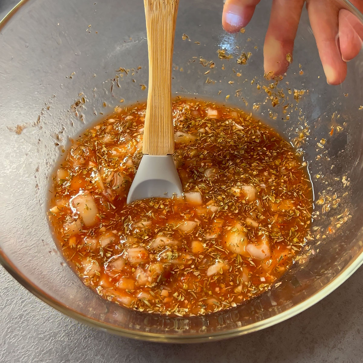 mix sauce ingredients