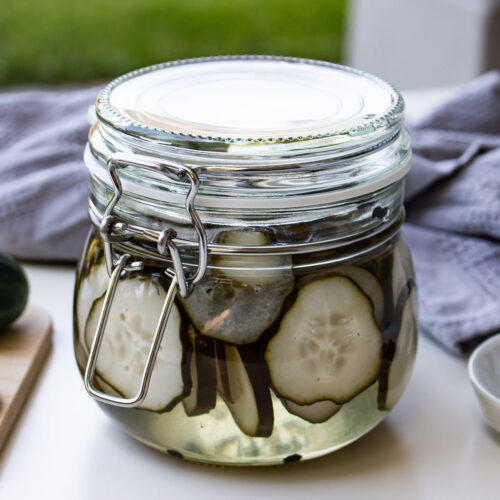homemade Pickled Cucumber Slices