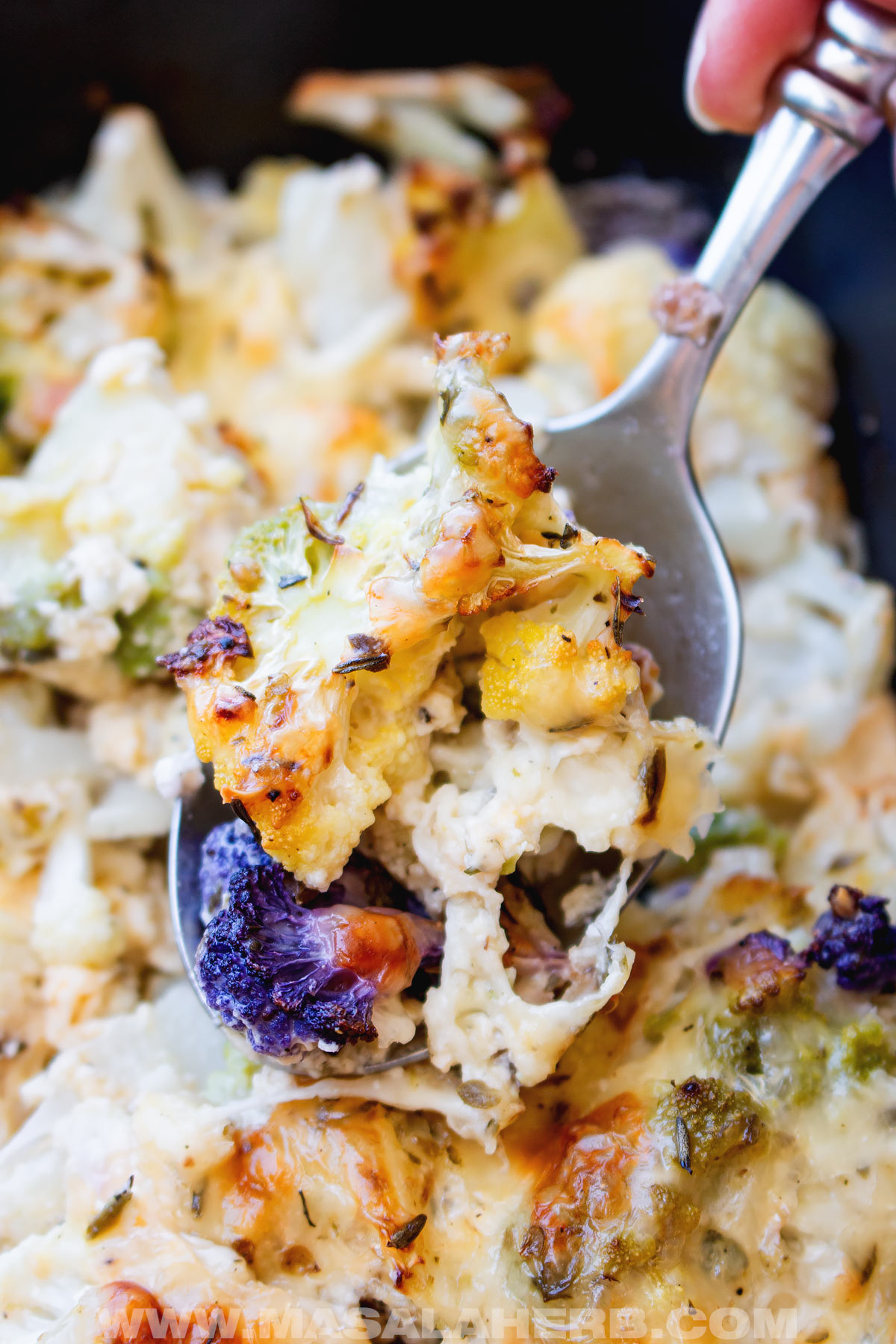 dump and bake cauliflower casserole