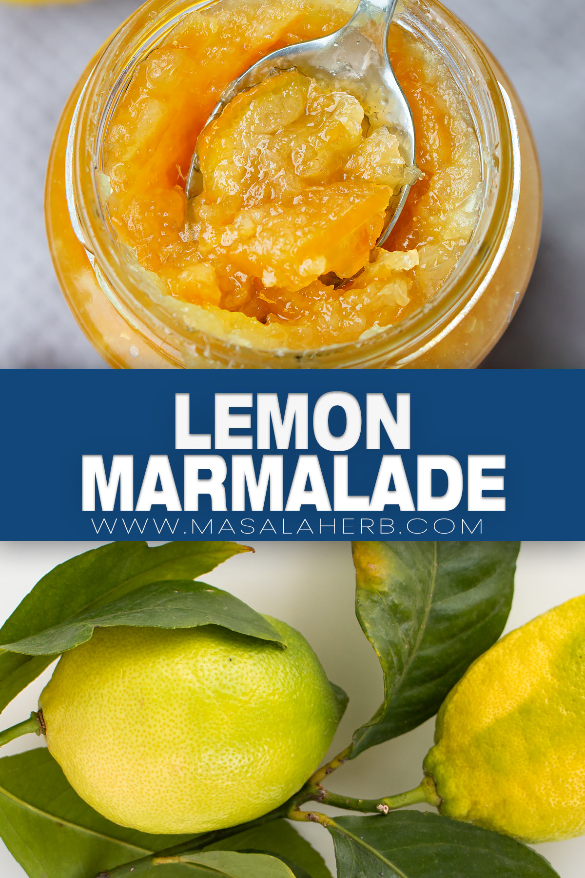 Lemon Marmalade Recipe pin