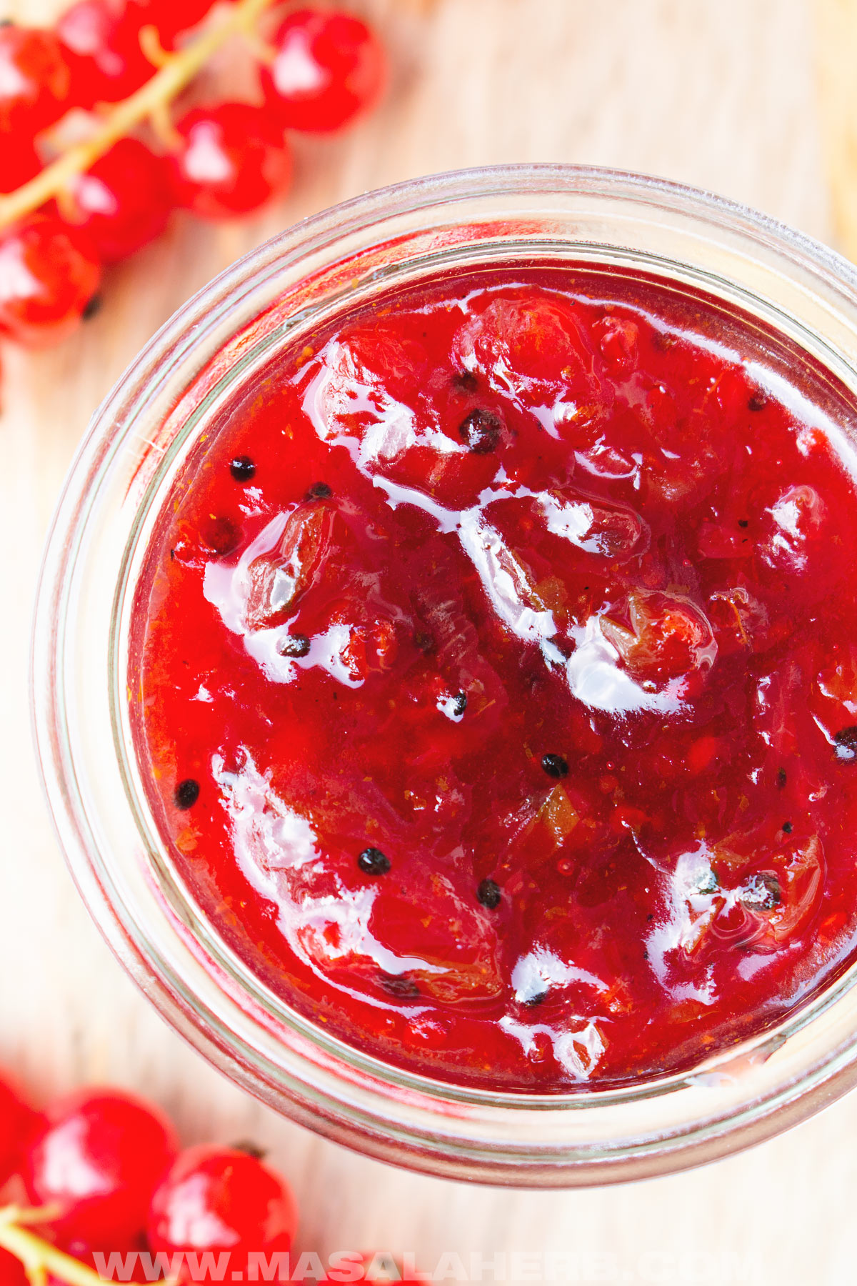 preserving red currants