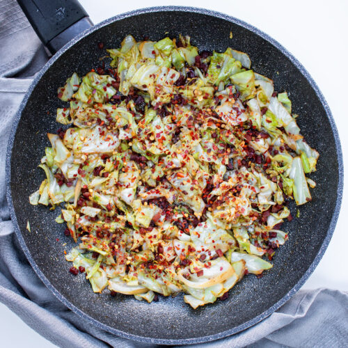 Spiced Asian Cabbage Bacon Skillet